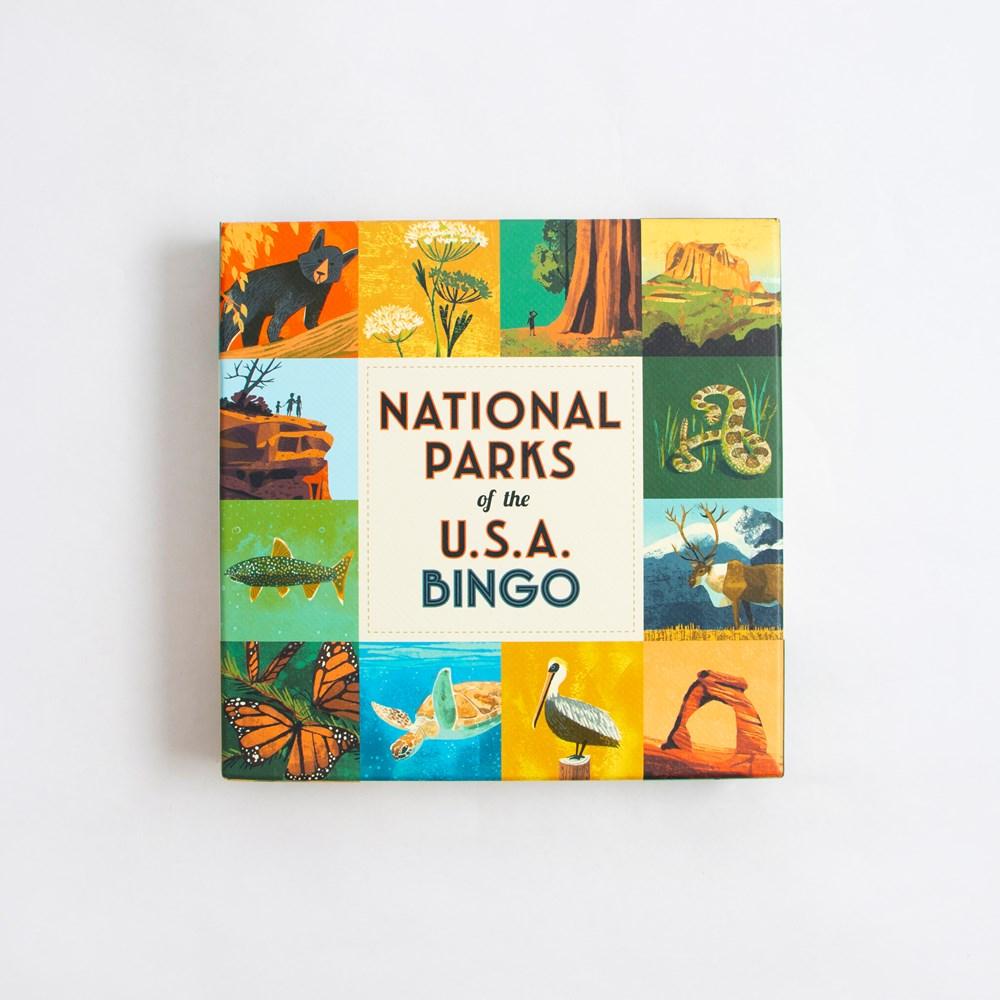 Hình ảnh Sách - National Parks of the USA Bingo - A Bingo Game for Explorers by Chris Turnham (UK edition, Game)