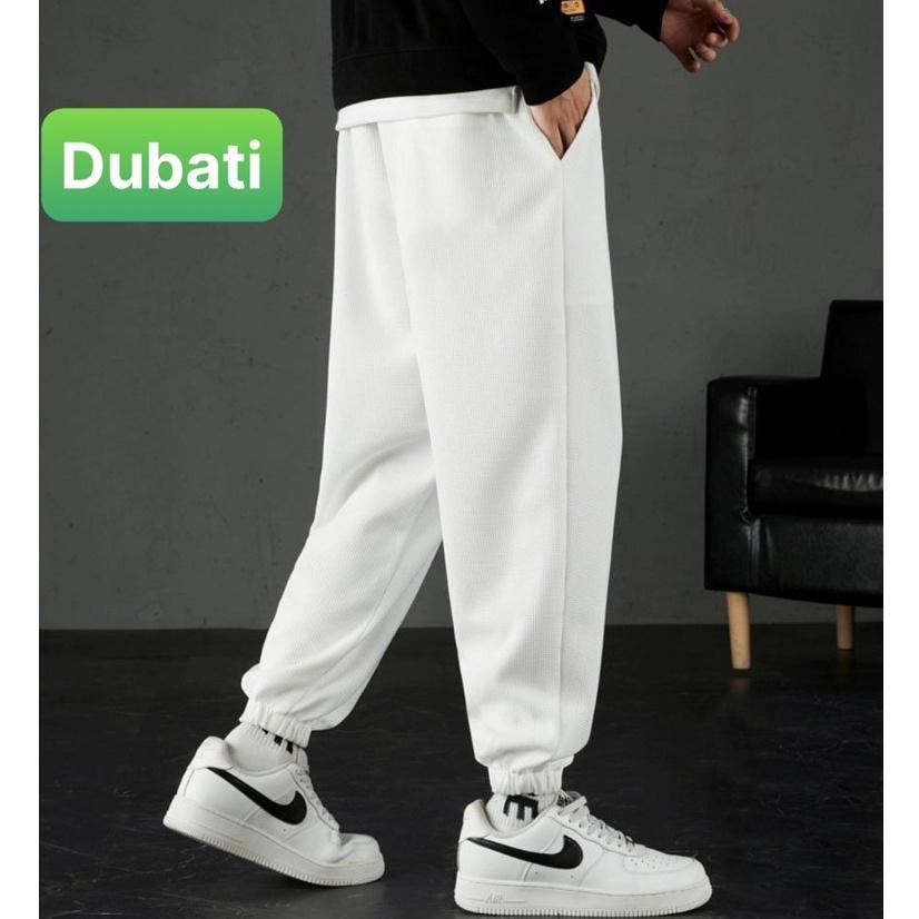 Quần Ống Rộng Chất Tổ Ong, Quần Jogger Nam Thể Thao Unisex Dày Dặn