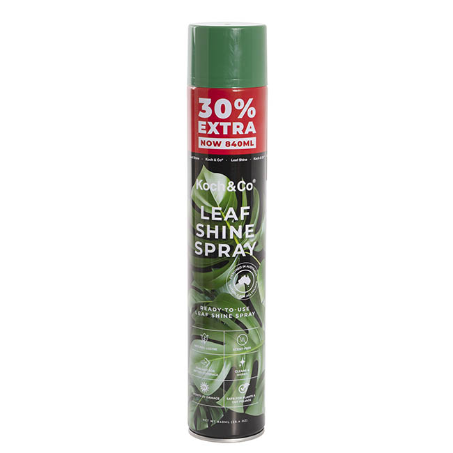 Xịt Bóng Lá hoa lan nhập khẩu Úc (chai lớn 840ml) hiệu Floral Leafshine Spray giúp bóng lá, cứng cáp lá và ngăn xỉn màu lá