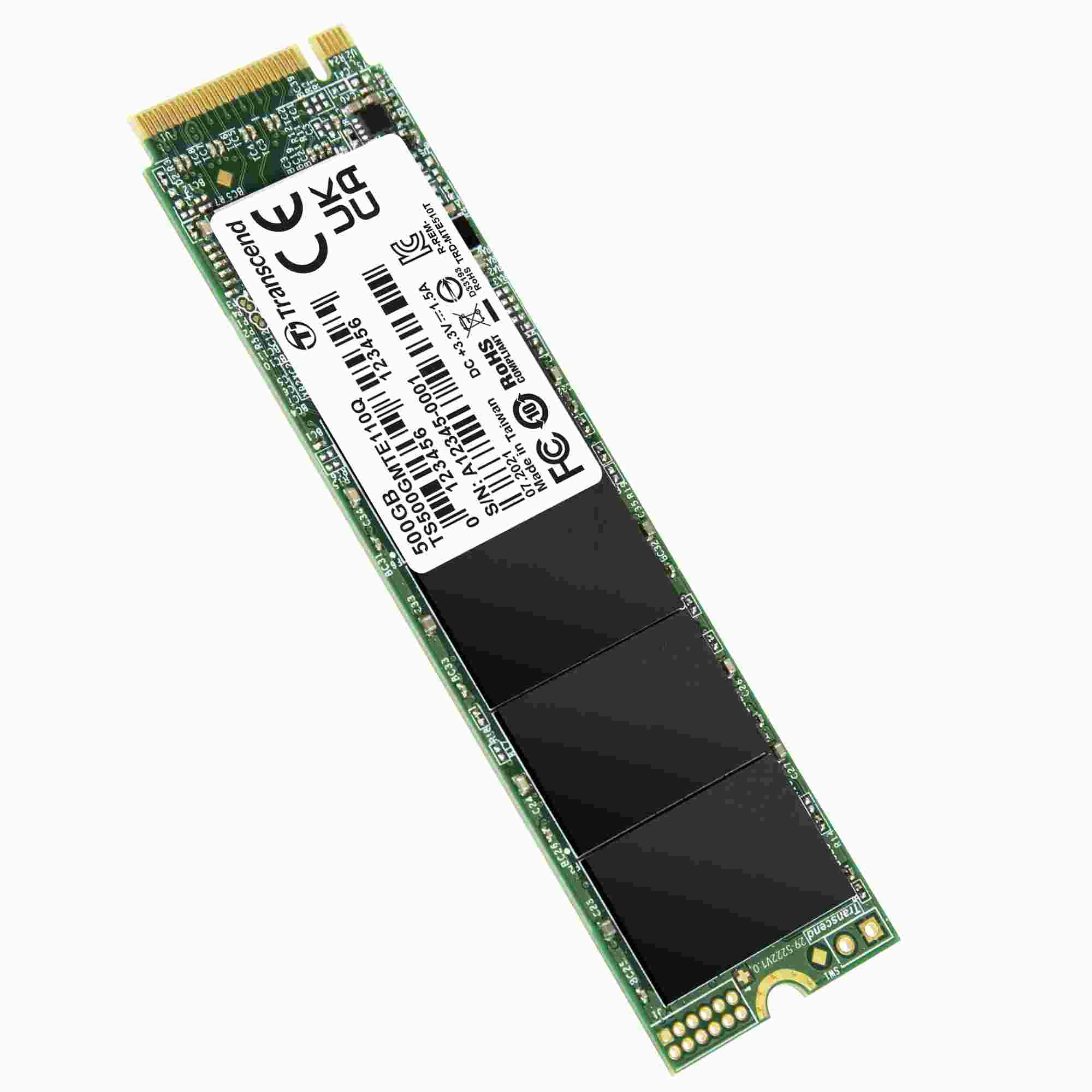 Ổ cứng SSD Transcend 110Q M2 2280 PCIe NVMe Gen3x4 - Hàng Chính Hãng