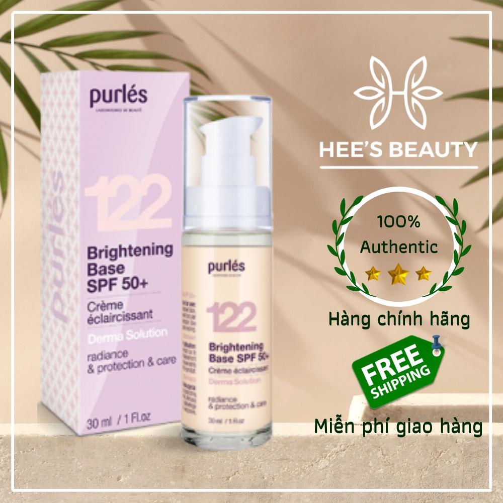 Kem nền chống nắng 122 Brightening Base Purles - Hee's Beauty