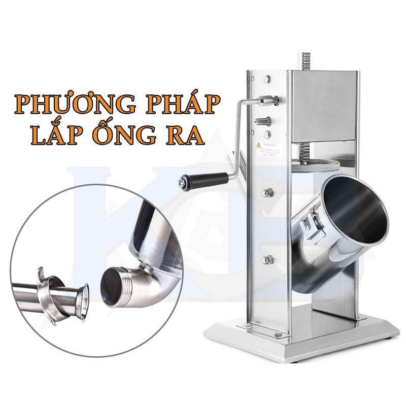 Máy Đùn Xúc Xích Lạp Xưởng Quay Tay Loại 3 Lít