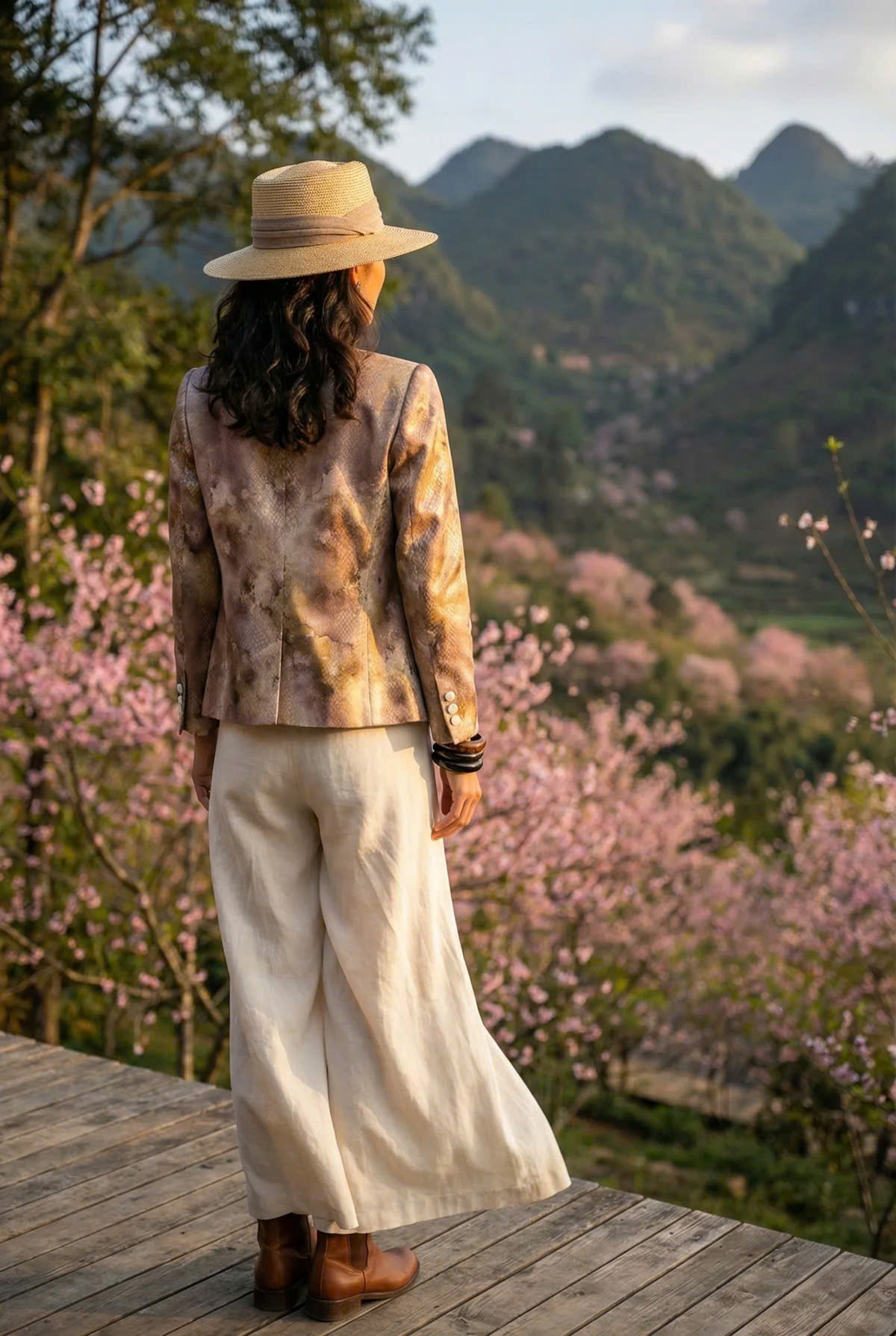 Áo Khoác Jacket Loang Màu Phi Thuỷ Top187 thời trang thiết kế Hity