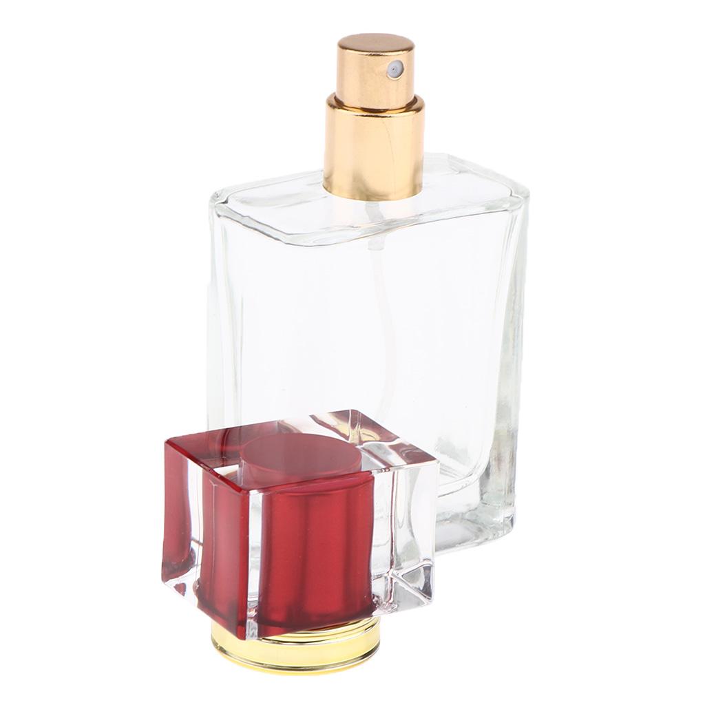 Nước Hoa Thủy Tinh Rỗng Chai Nước Hoa Aftershave Bình Xịt 50ml