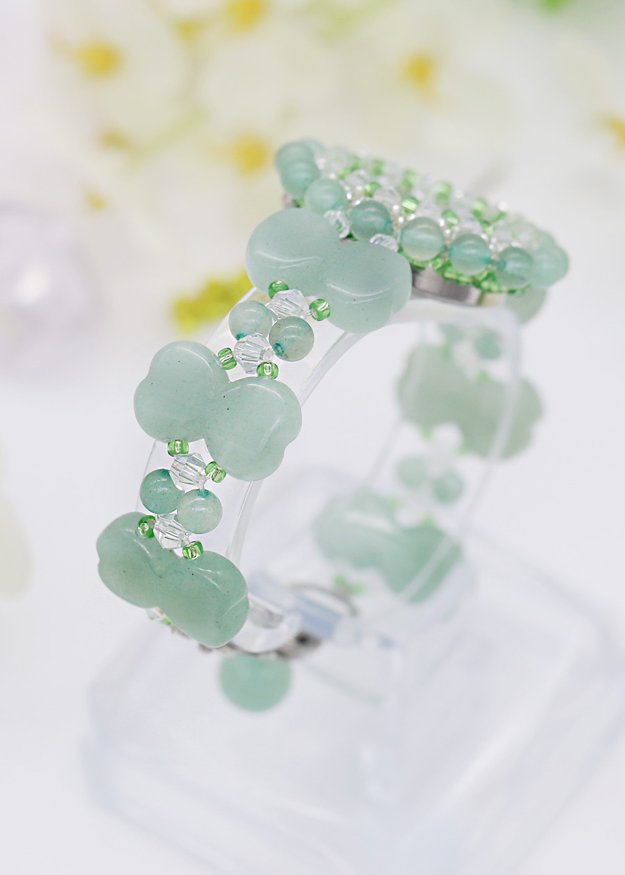 Đồng Hồ Mix Đá Aventurine Xanh Ngọc DHN10 Bảo Ngọc Jewelry