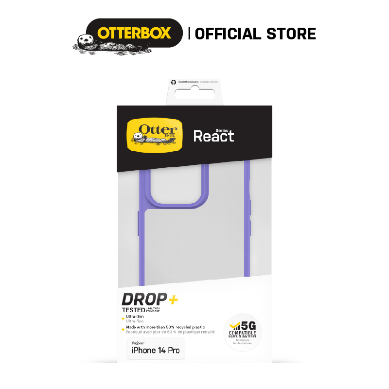 Ốp Lưng Chống Sốc OtterBox React Series Dành Cho iPhone 14 Pro - Hàng Chính Hãng
