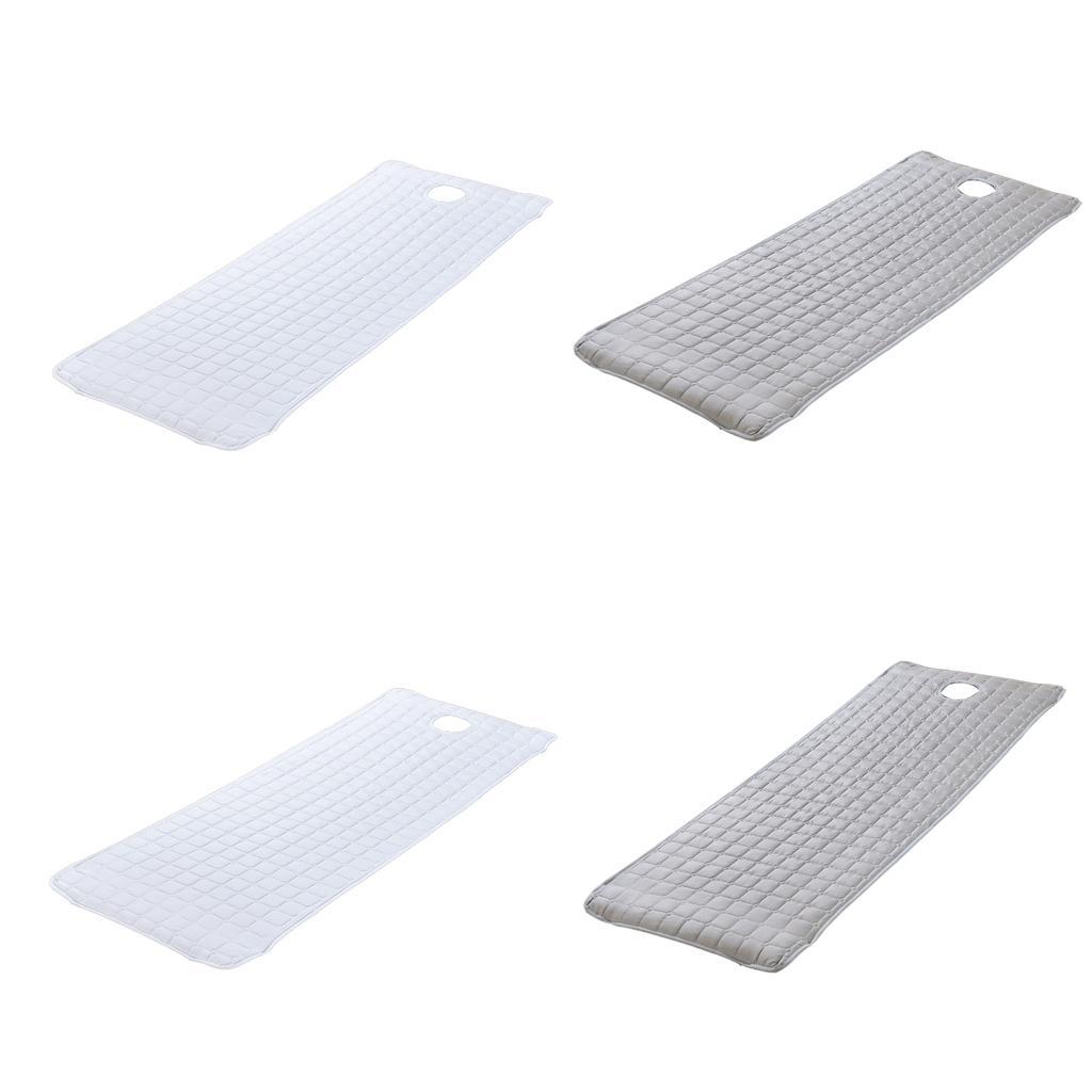 4Pcs Solid  Massage Bed Mattress Skirt with  Hole for