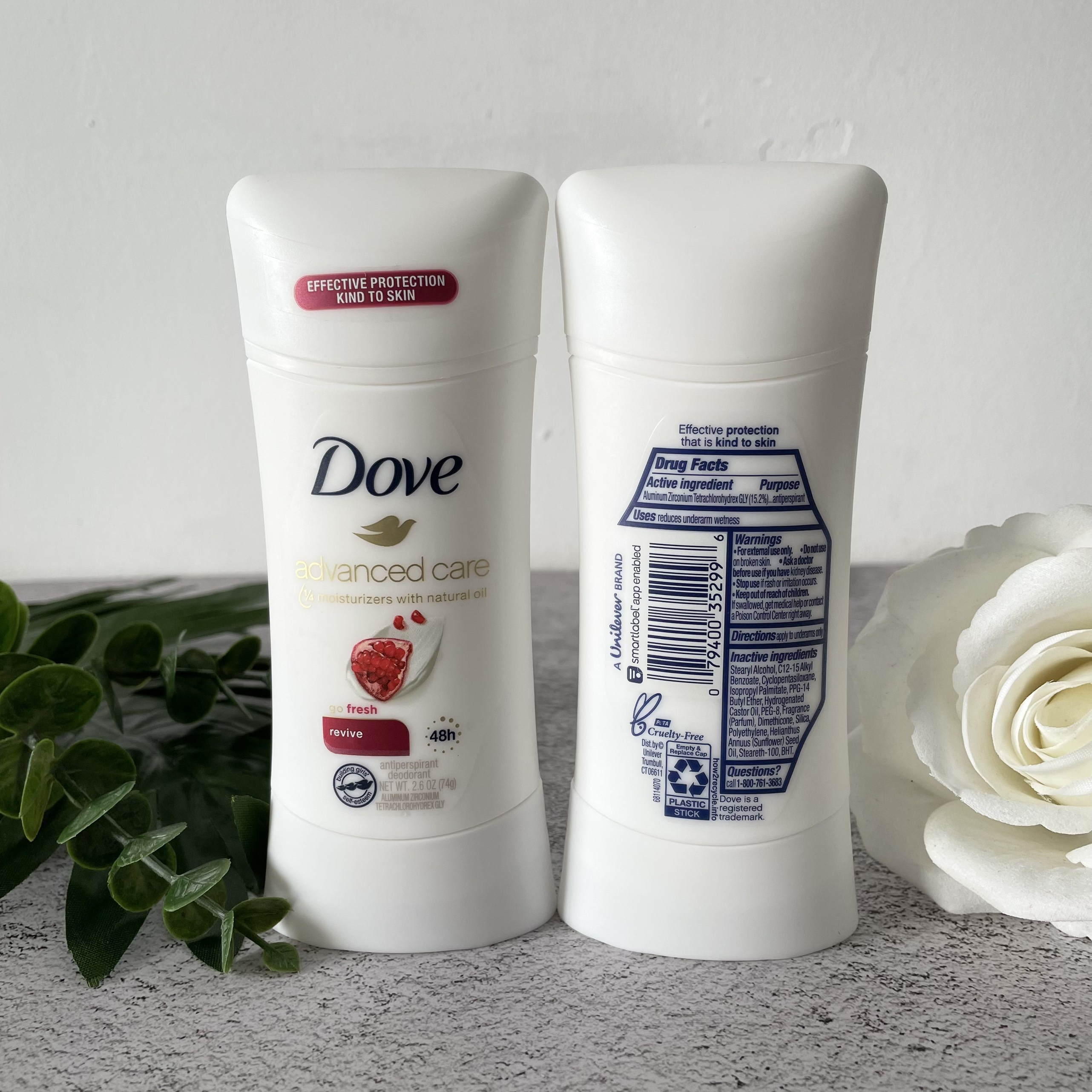 Lăn Khử Mùi Dove Advanced Care Go Fresh Revive 48h 74g Hàng Nhập Mỹ