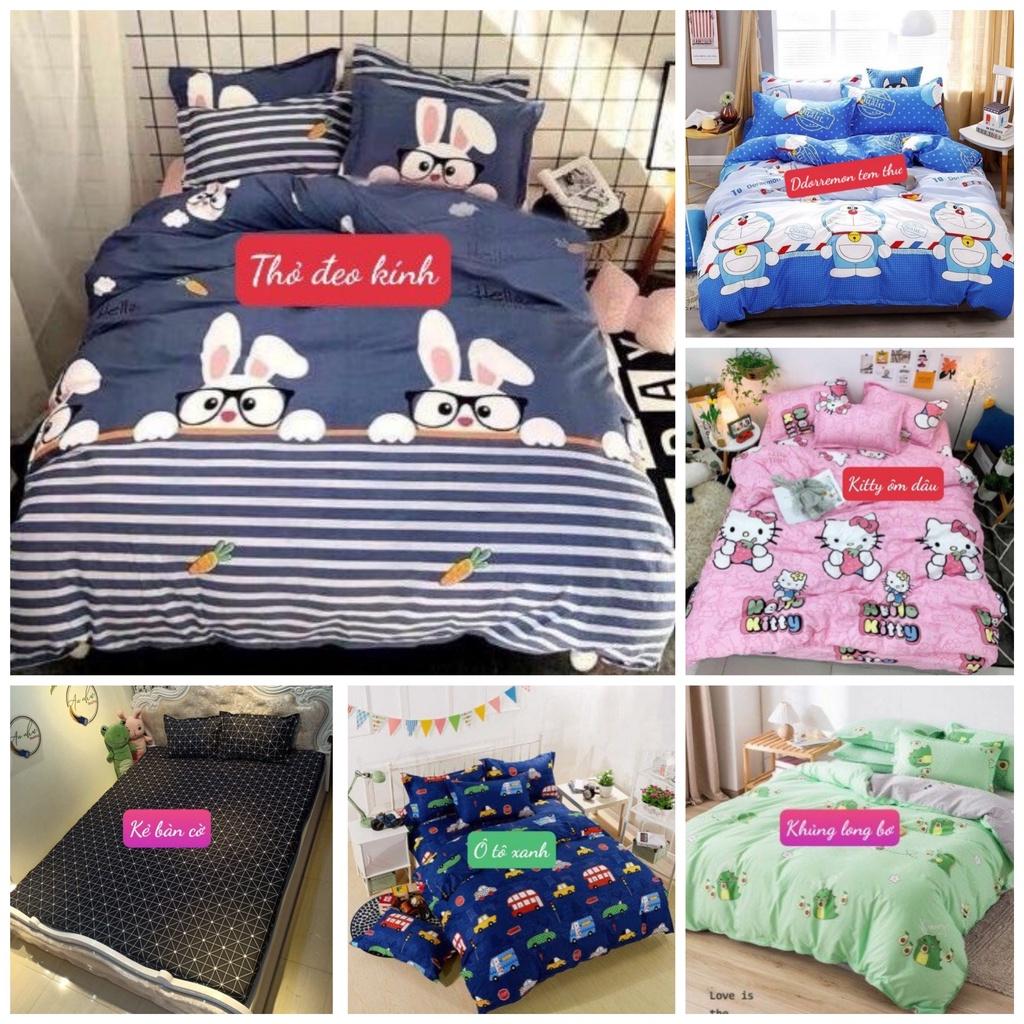 Combo 1 ga 2 vỏ gối 1M2X2M cotton poly hàn mẫu cá heo mới