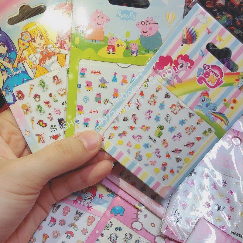 Dán Móng Tay Không Thấm Nước, Không Phai, An Toàn Dễ Thương