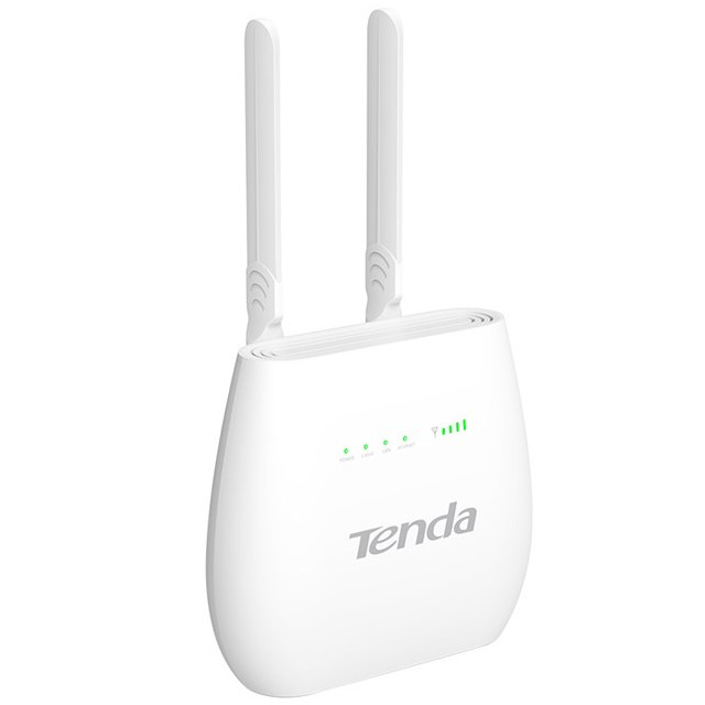 Bộ Phát Wifi 4G LTE 2 Râu Chuẩn N300 Có Cổng Lan Tenda 4G680- Hàng Chính Hãng