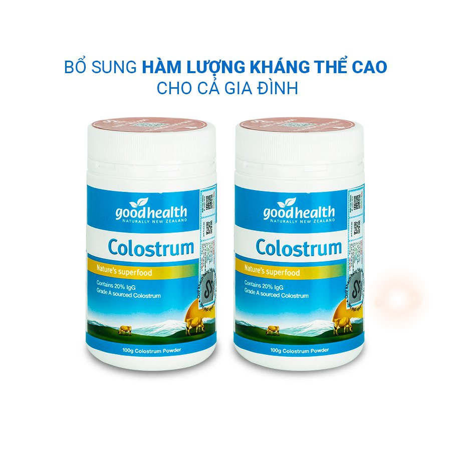 Combo 2 hộp Sữa non Goodhealth Colostrum 100%