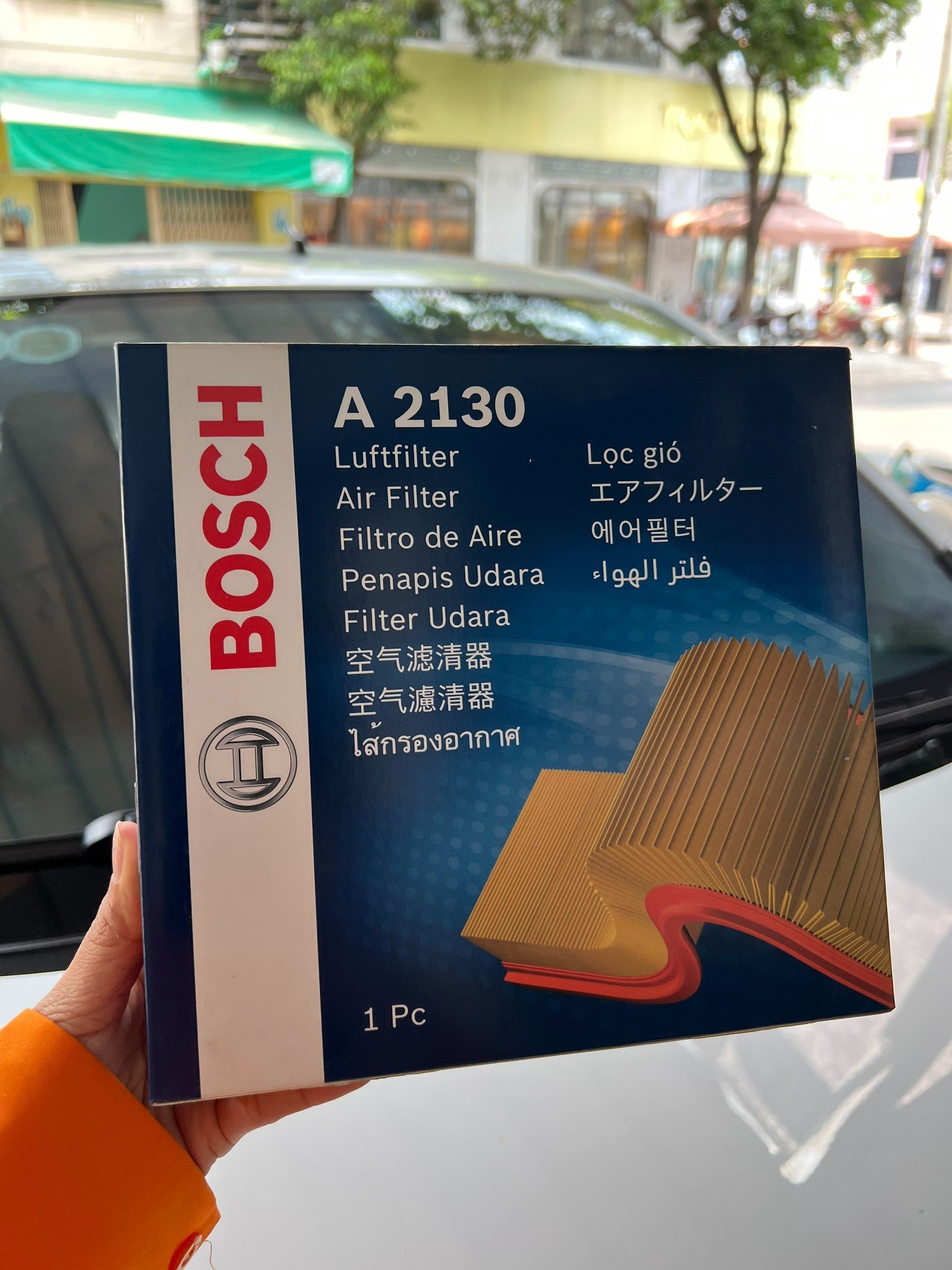 Lọc gió động cơ Xe KIA Cerato 1.6 , Forte 1.6 ; HYUNDAI Elantra 1.6 , I30 , BOSCH A2130