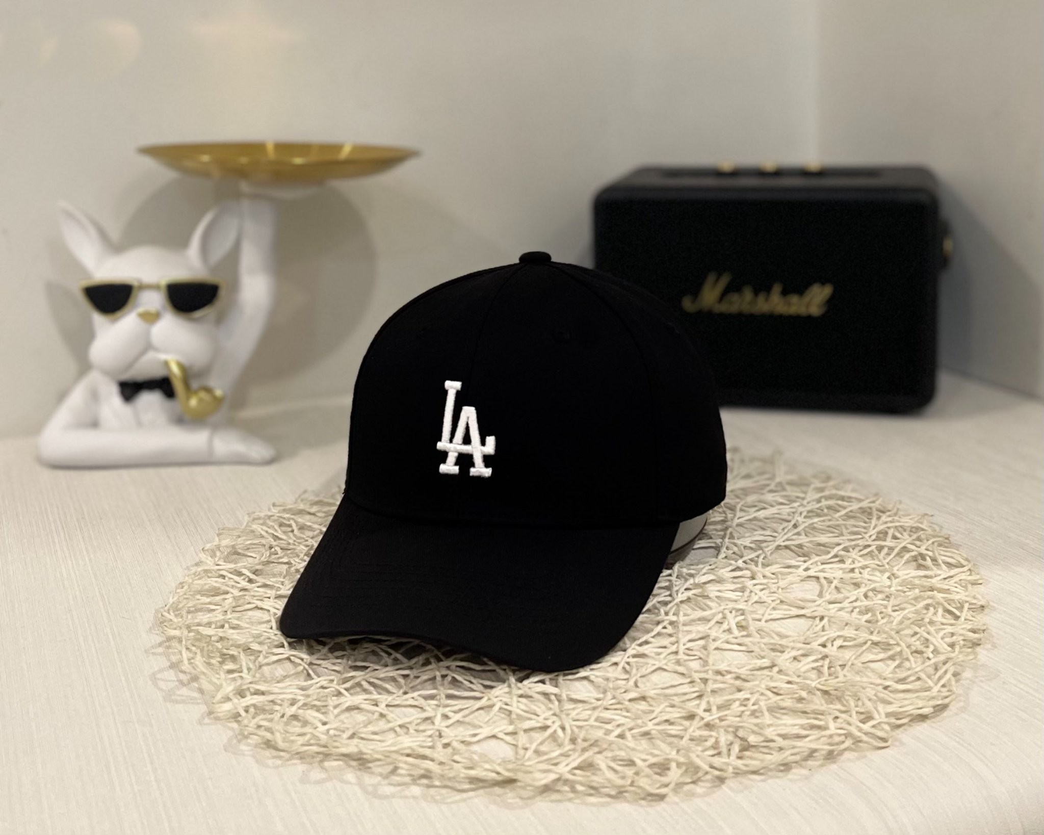 Mũ lưỡi trai nam nữ Locar brand , Logo thêu chữ LA thời trang unisex , Nón kết hàn quốc cao cấp - Gin Store