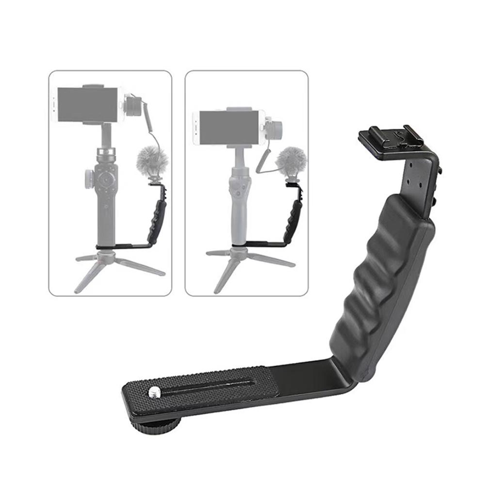 
Giá đỡ Gimbal mở rộng hình chữ L cầm tay với 2 đế gắn Thay thế phụ kiện cho DJI OSMO Mobile