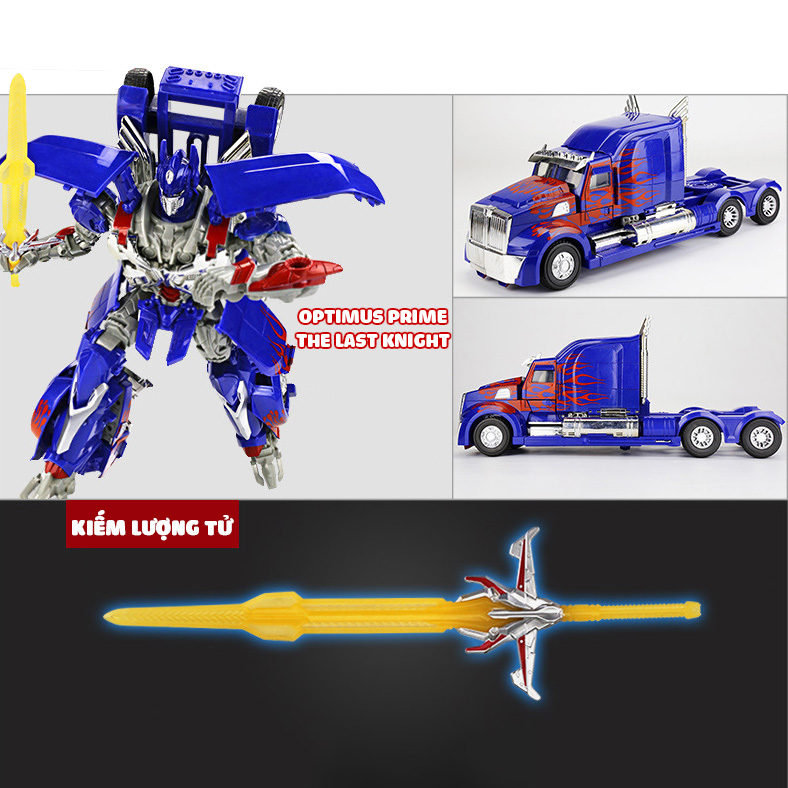 Robot biến hình ôtô Transformer cao 45cm mẫu Optimus Prime 6699-12D