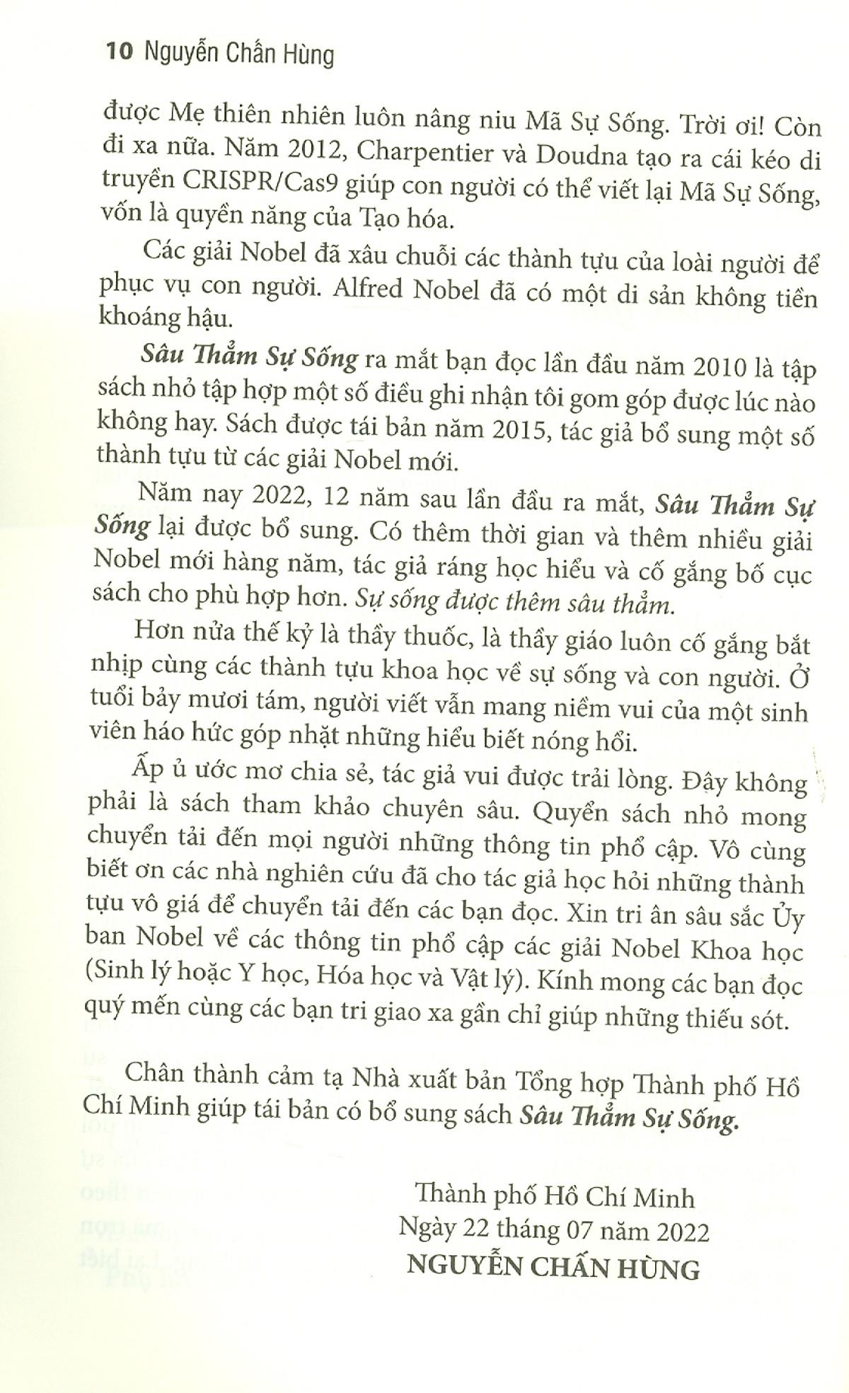 Sâu Thẳm Sự Sống (Tái Bản 2023)