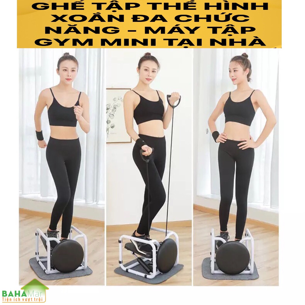 GHẾ TẬP THỂ HÌNH XOẮN ĐA CHỨC NĂNG - MÁY TẬP GYM MINI TẠI NHÀ