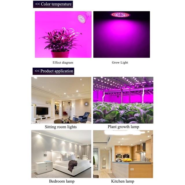 SET 3 chiếc Đèn LED quang phổ toàn phần trồng cây