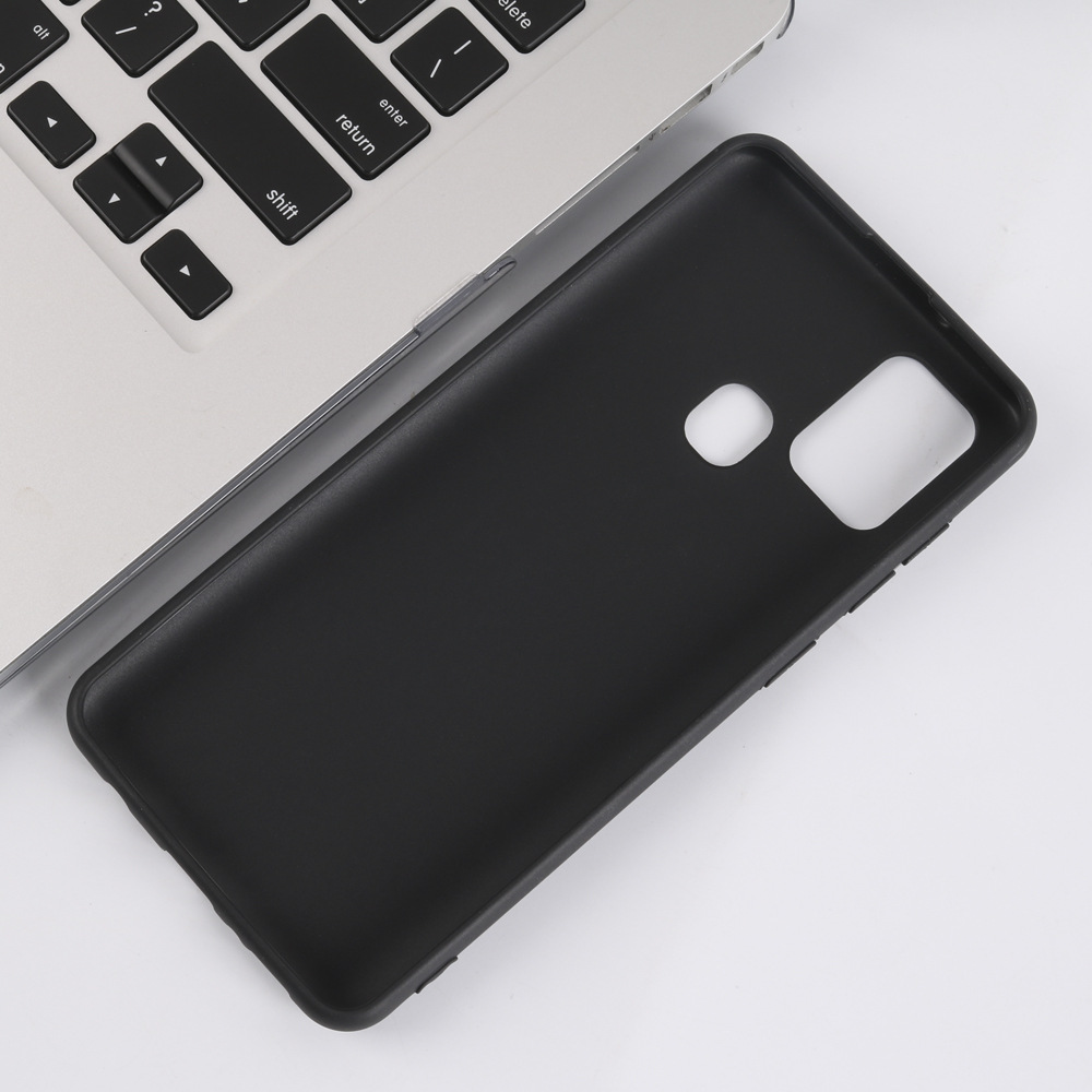 Ốp lưng silicon dẻo màu đen cho Samsung Galaxy A21s