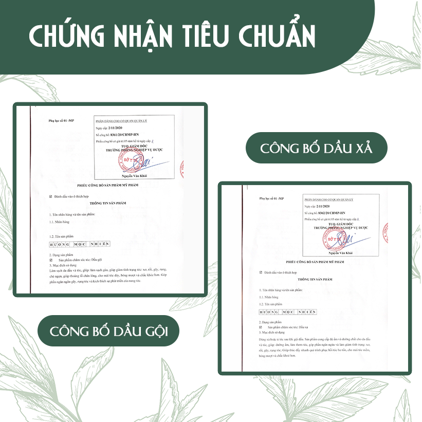 Combo Gội Xả Cao Cấp Hương Mộc Nhiên - ngăn ngừa gãy rụng tóc, thúc đẩy quá trình mọc tóc và phục hồi nhanh chóng tóc hư tổn. (400ml/lọ sản phẩm). Hoàn 100% tiền nếu sau 2 tháng không giảm rụng tóc