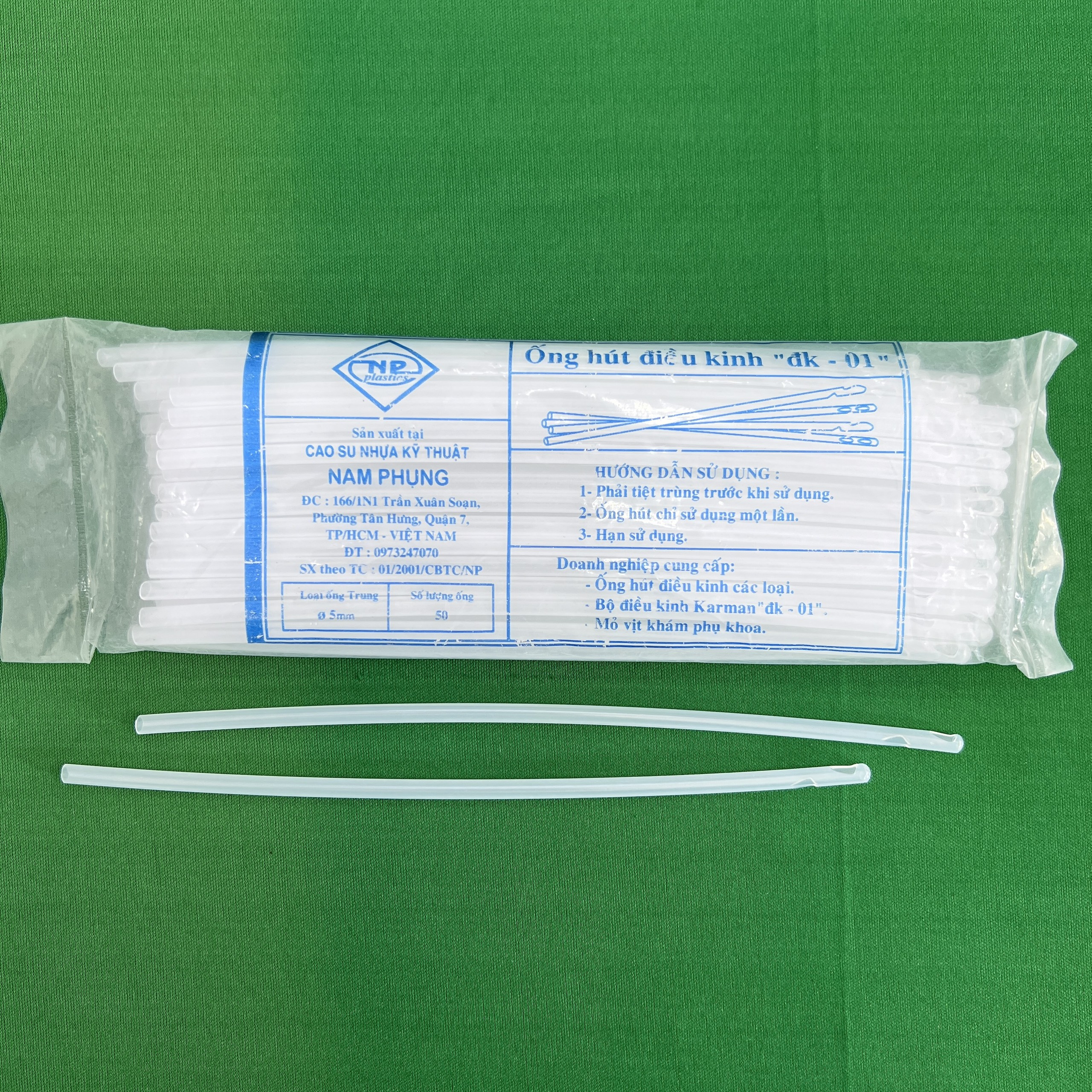 ỐNG HÚT ĐIỀU KINH NAM PHỤNG ỐNG HÚT THAI SỐ 5 CHƯA TIỆT TRÙNG