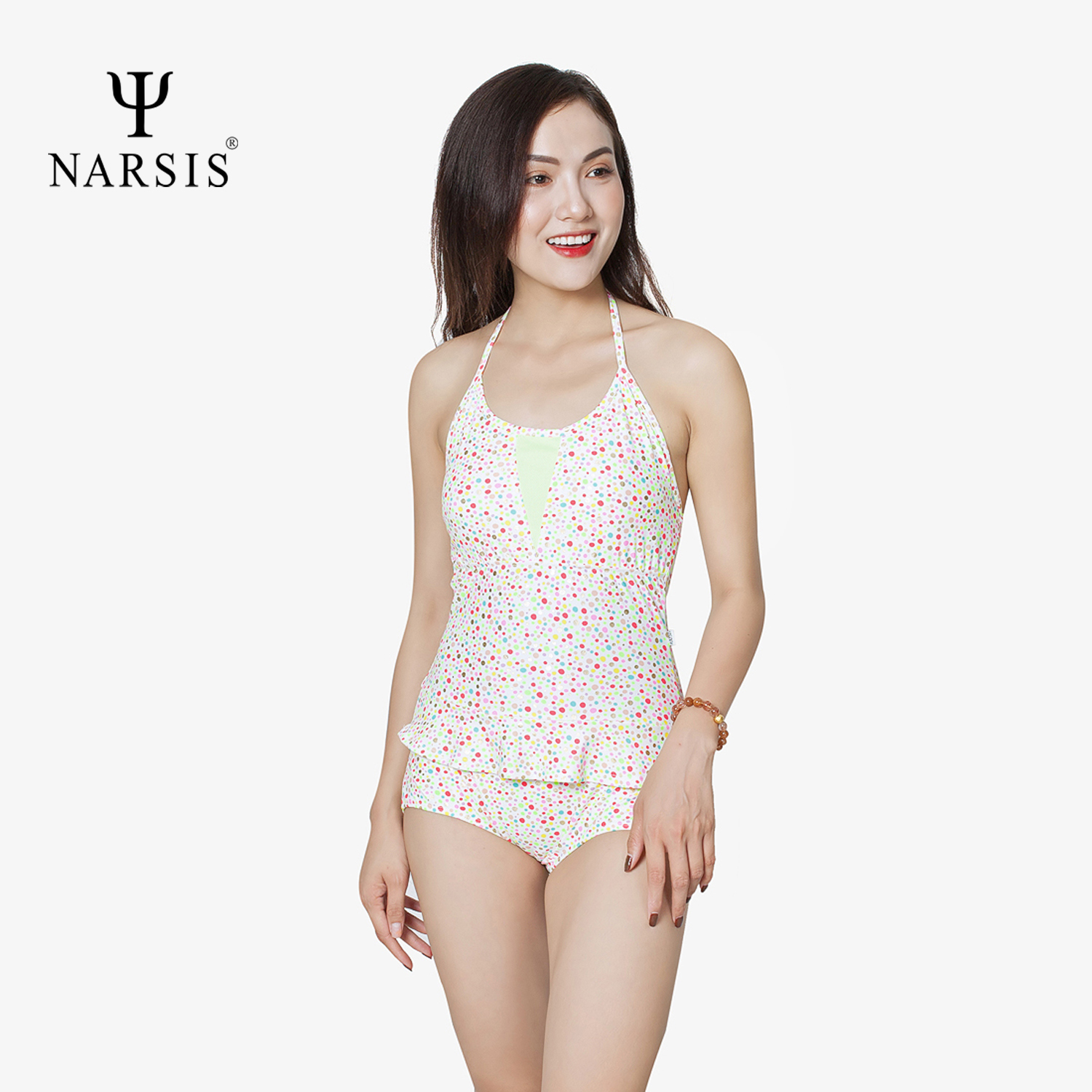 Bộ bơi nữ chấm bi Narsis A8011