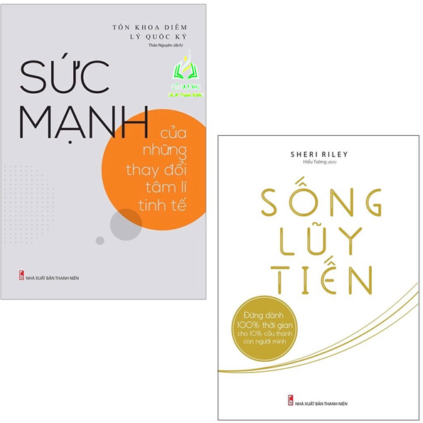 Sách- Combo 2 Cuốn Sức Mạnh Của Những Thay Đổi Tâm Lí Tinh Tế + Sống Lũy Tiến - Tìm Kiếm Cuộc Sống Bình Yên