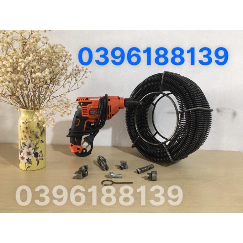 Dây thông tắc cống dùng cho máy khoan phi 16