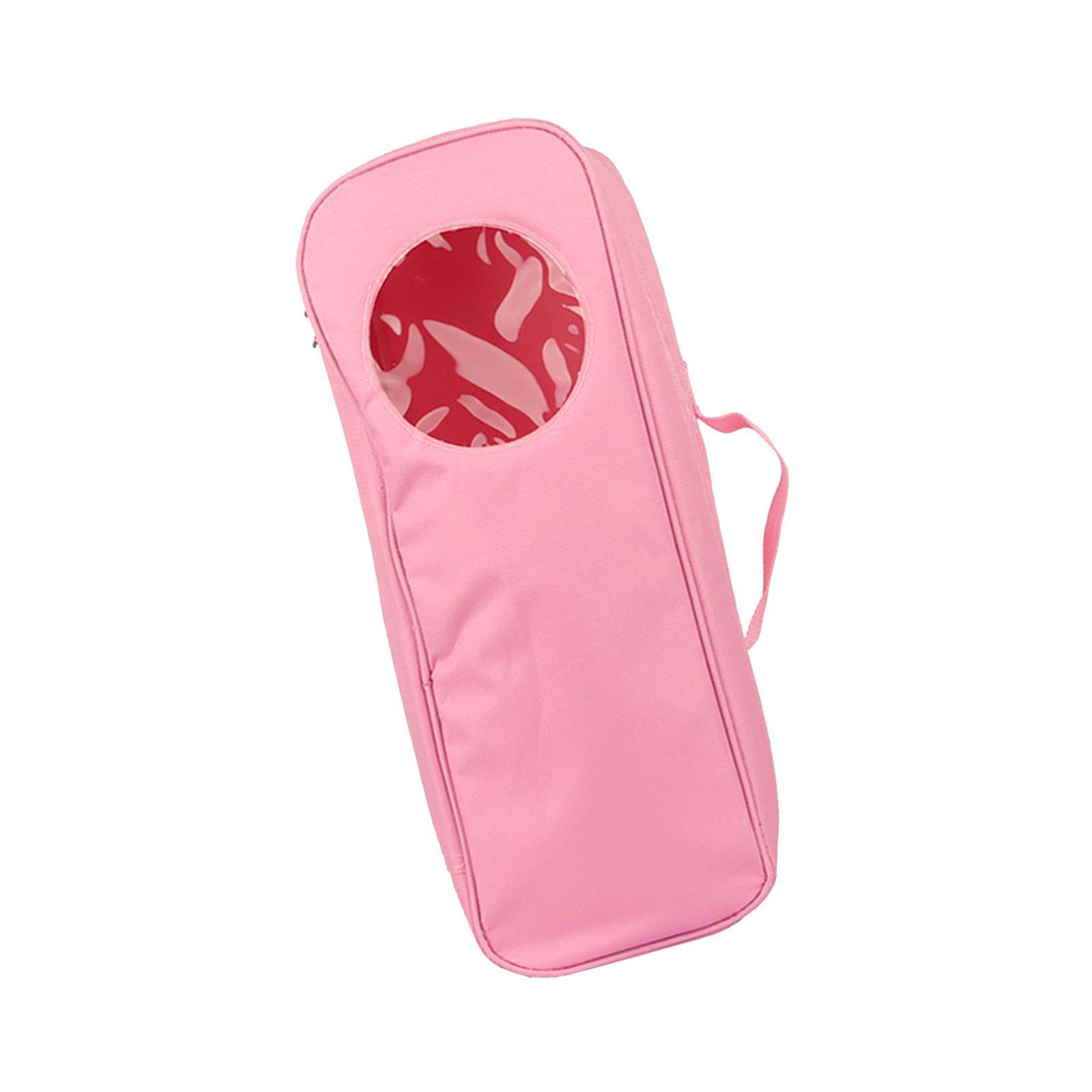 Doll Storage Bag Doll Toy Organizer with Clear Window Carrying Bag Suitcase Zipper Doll Case for 14'' Girl Doll Closet Wardrobe Makeovers