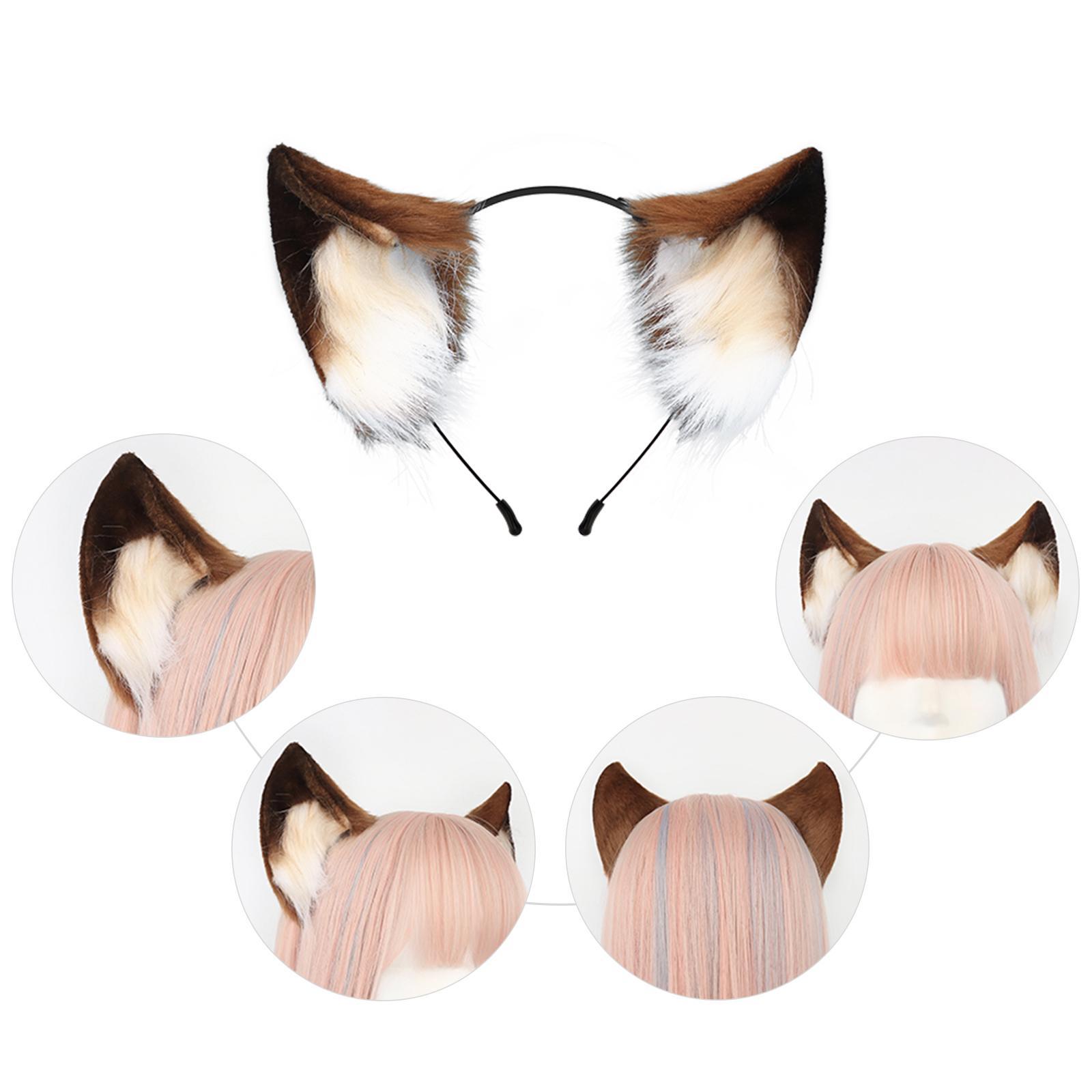 Ears Headband Animal Ears Hair Hoop Hair Accessories Cosplay Party Halloween Costume Ears Headwear