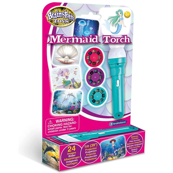 Đèn Pin Flashlight Chủ Đề Nàng Tiên Cá Mermaid Torch - Brainstorm E2057