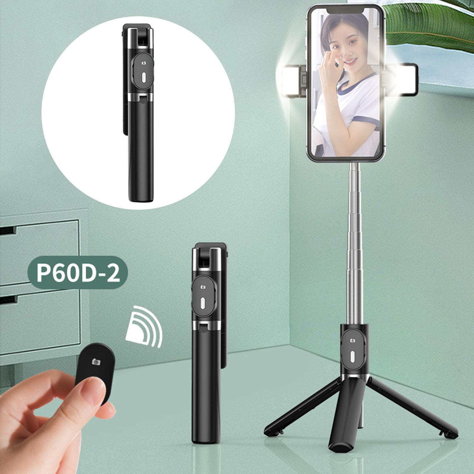Selfie Stick Tripod Bluetooth Phone Tripod Cell Phone Holder for Black