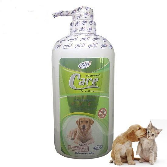 Sữa Tắm Bio Care (500ml) Diệt Ve Rận, Bọ Chét, Khử Mùi Chó Mèo