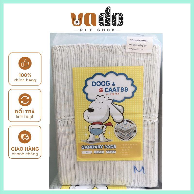 Tả than hoạt tính cho chó mèo Doog&Caat - Miếng lót than hoạt tính cho chó mèo