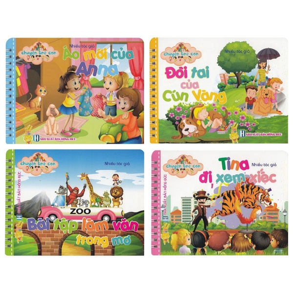 Combo Chuyện Trẻ Con: Áo Mới Của Anna + Bài Tập Làm Văn Trong Mơ + Đôi Tai Của Cún Vàng + Tina Đi Xem Xiếc