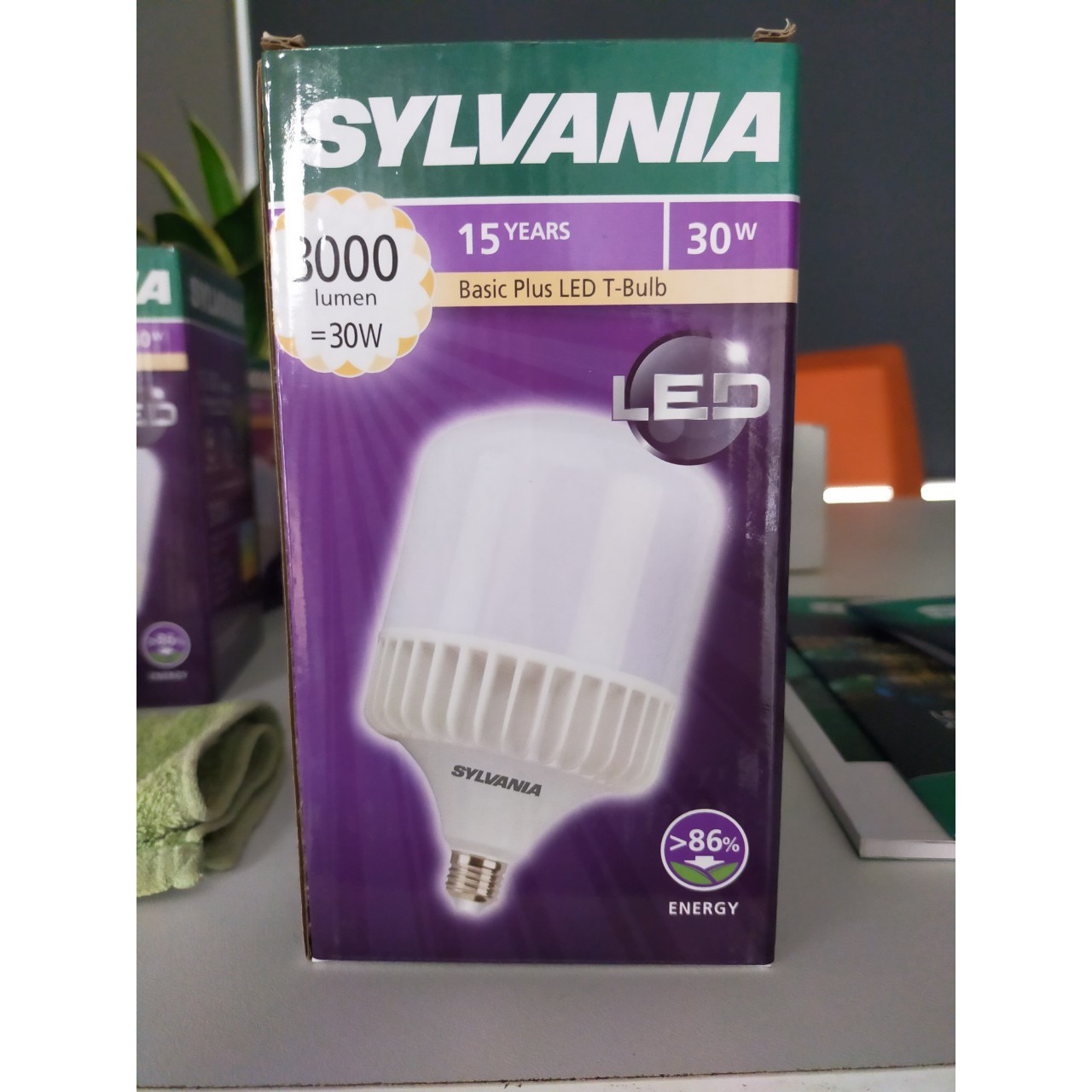 BÓNG ĐÈN LED BULB TRỤ SYLVANIA ĐẾ NHÔM NGUYÊN KHỐI E27 30W ÁNH SÁNG TRUNG TÍNH 4000K - - TIẾT KIỆM ĐIỆN NĂNG