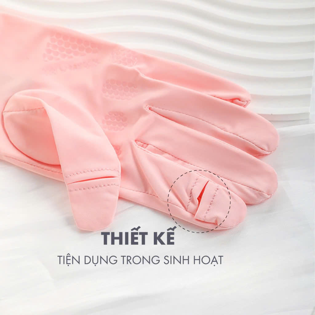 Găng Tay Hở 2 Ngón Unisex Chống Nắng, Có Thể Sử Dụng Cảm Ứng Điện Thoại UV UPF50+ MÀU GHI ĐẬM