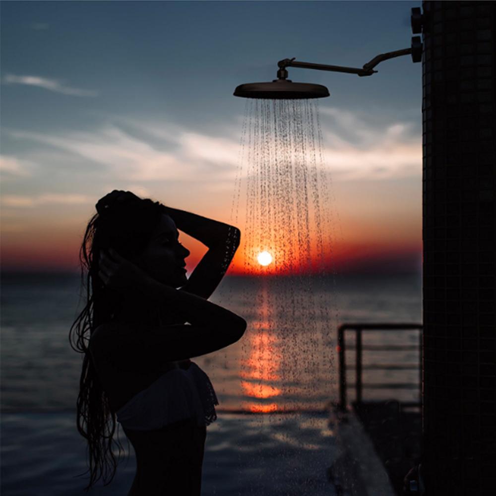 Ống nối dài của vòi sen tắm bằng đồng thau khớp khóa 11 inches có thể điều chỉnh độ cao