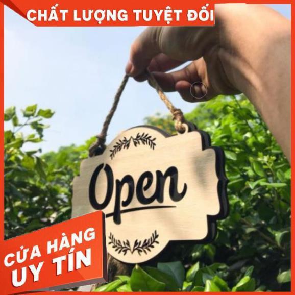 Bảng Gỗ Decor - Mẫu Open - Close