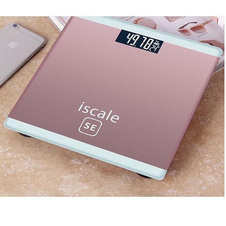 Cân sức khỏe điện tử mặt kính cường lực TẶNG THƯỚC DÂY