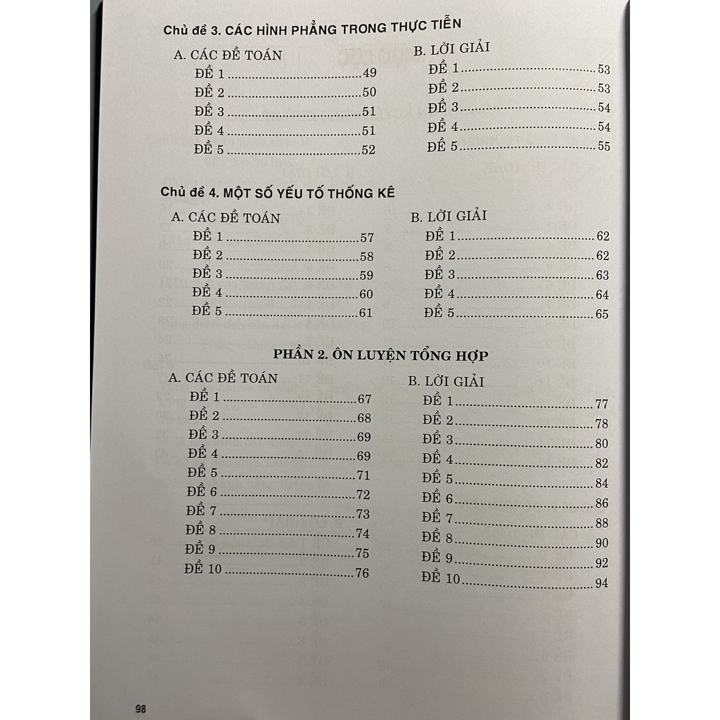 Sách - Ôn tập - kiểm tra nâng cao và phát triển năng lực Toán 6 tập 1