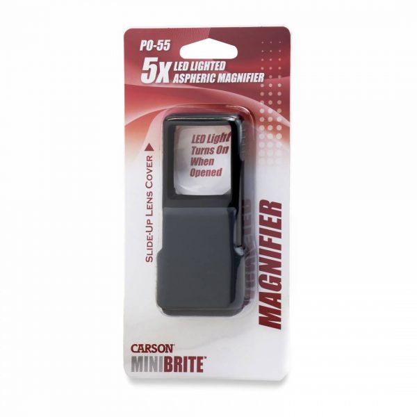 Kính lúp bỏ túi đèn led Carson MiniBrite PO-55 - Hàng chính hãng