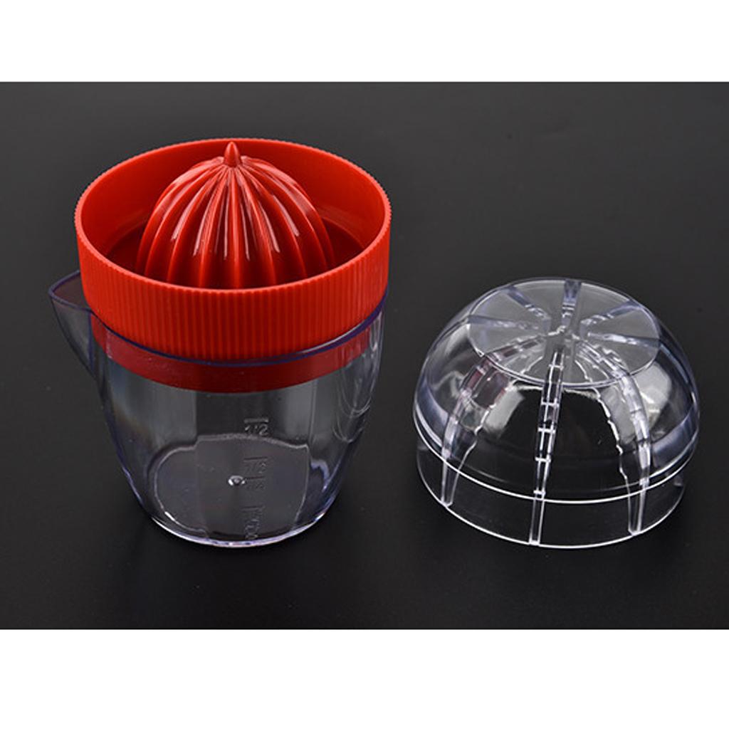 2pcs Juice and Pour Compact Juicer Squeezer Lemon/Lime Citrus Extractor Red