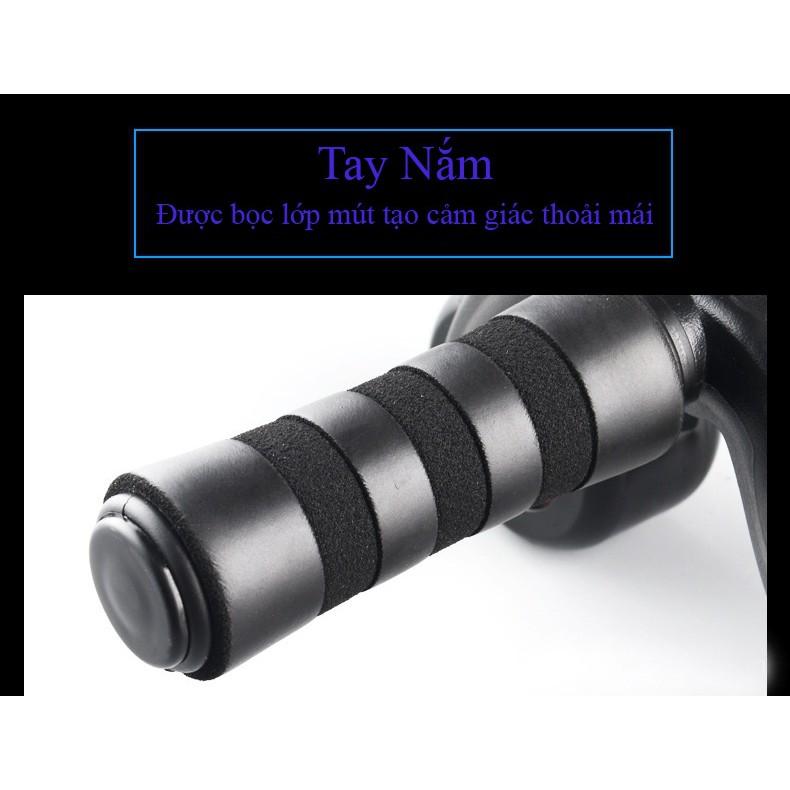 Con Lăn Tập Bụng 4 Bánh, dụng cụ tập thể dục,thể hình, dụng cụ tập cơ bụng, cơ tay