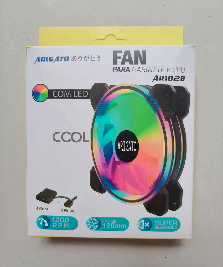 Combo 3 cái Quạt tản nhiệt, Fan case Arigato - Hàng chính hãng