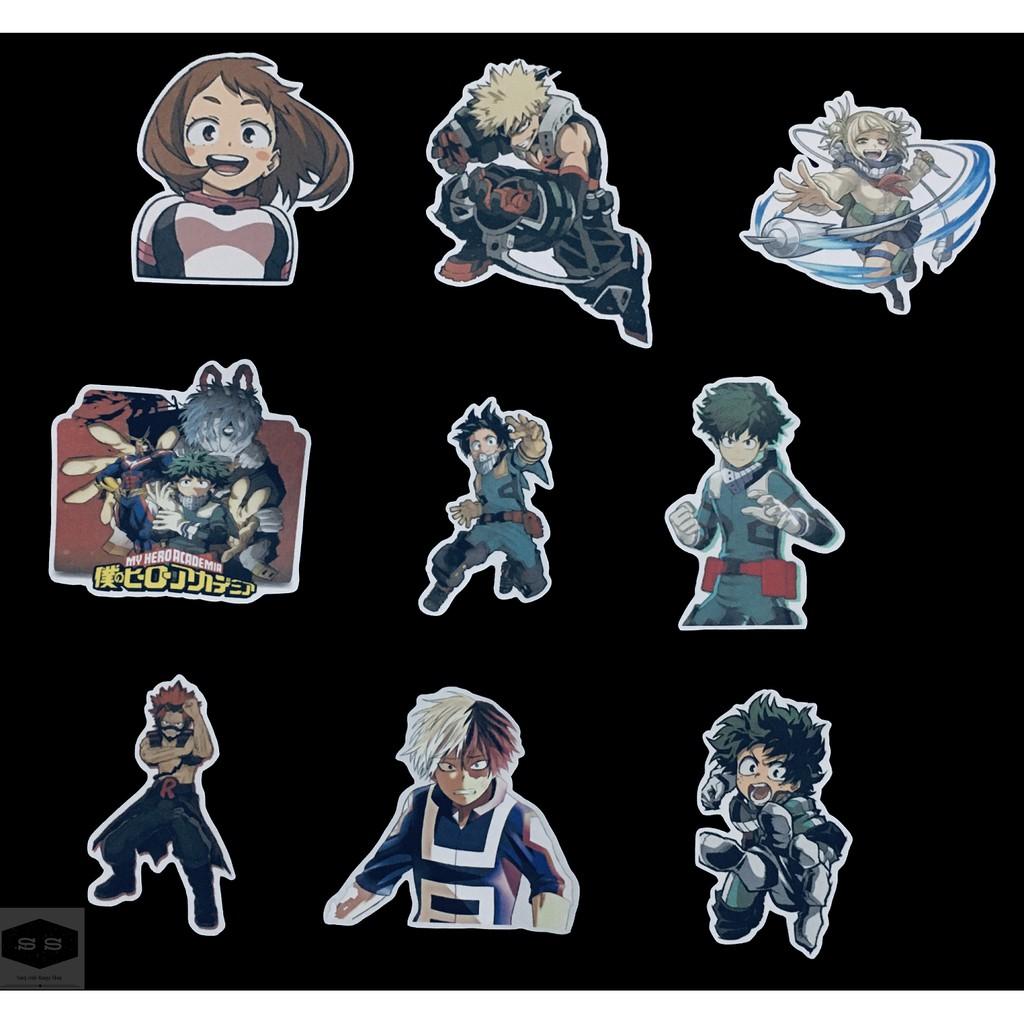 Bộ hình dán - sticker anime Boku no Hero Academia - Học viện siêu anh hùng