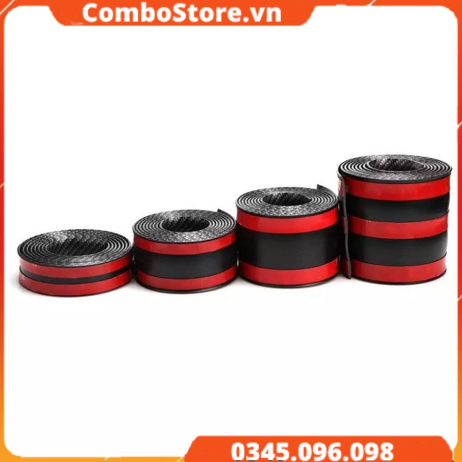 Nẹp carbon chống trầy xước xe hơi - Miếng dán bảo vệ bậc cửa, cốp xe ô tô