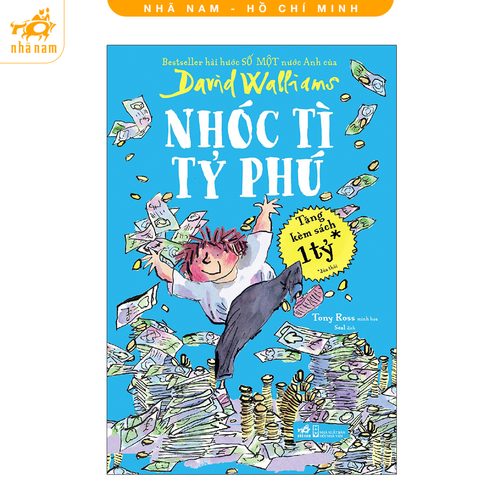 Sách - Nhóc tì tỷ phú (David Walliams) (Nhã Nam HCM)