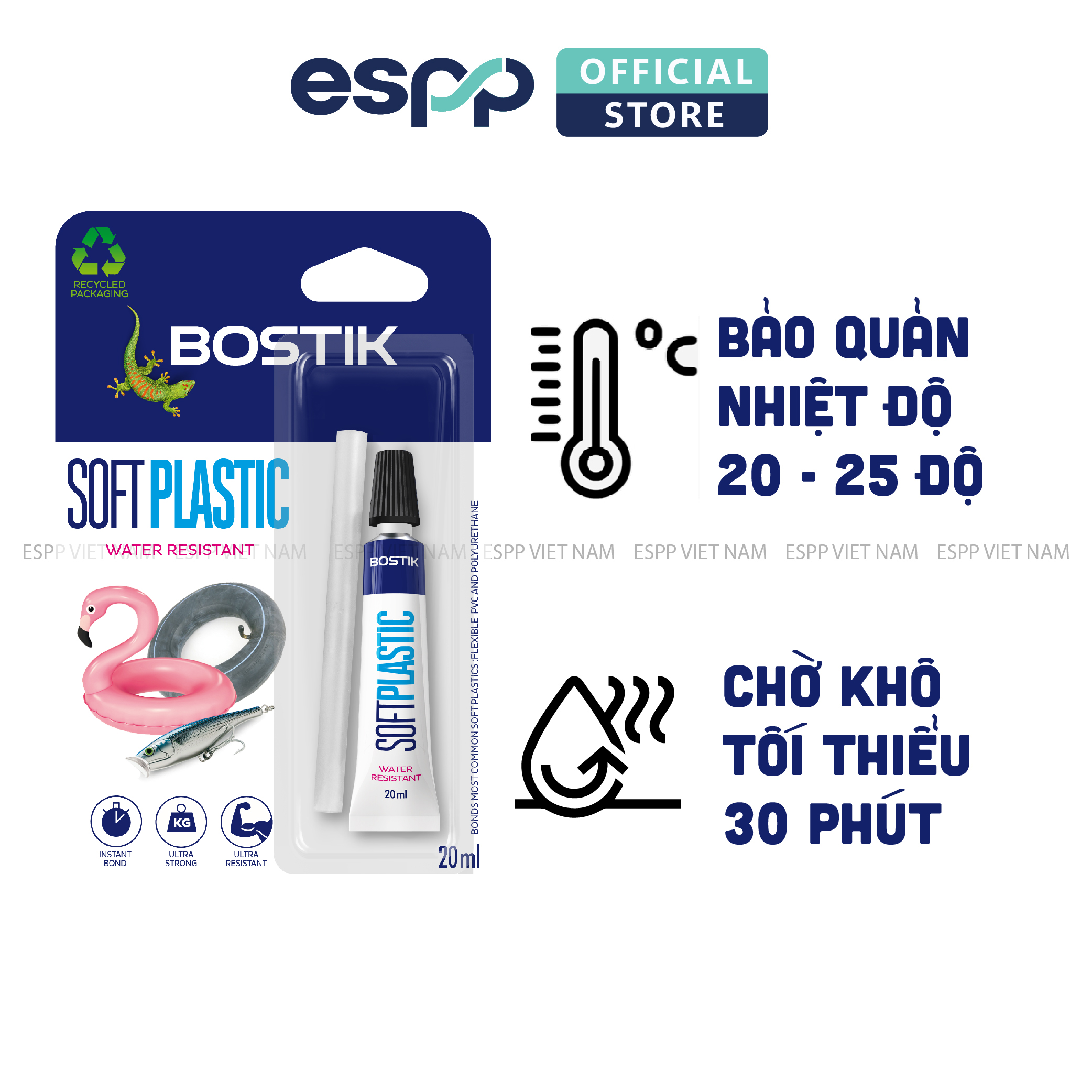 Keo dán Nhựa Mềm 20ml – BOSTIK